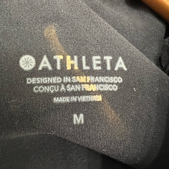 NWT Athltea Conscious Crop Bra A-C Tank White Black Design - Picture 4 of 6